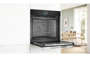 Bosch Series 8 HSG7584B1 Single Electric Oven with Steam - Black