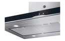 Hoover H500 HTSI9CBK5XWIFI 90cm T-Shape Island Hood - Black Glass & Stainless Steel