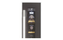 Hoover H300 HWCB 15 UK/1 15cm Wine Cooler - Black Glass & Stainless Steel