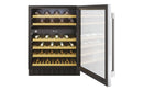 Hoover H500 HWCB 60 UK/N 60cm Wine Cooler - Black Glass & Stainless Steel