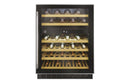 Hoover H500 HWCB 60 UK/N 60cm Wine Cooler - Black Glass & Stainless Steel