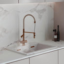 Verana 3-in-1 Square Instant Boiling Water Tap - Brushed Antique Gold