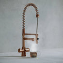 Verana 3-in-1 Square Instant Boiling Water Tap - Brushed Antique Gold