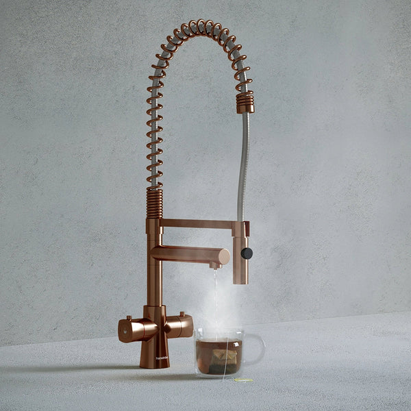 Verana 3-in-1 Flex Instant Boiling Water Tap - Brushed Copper
