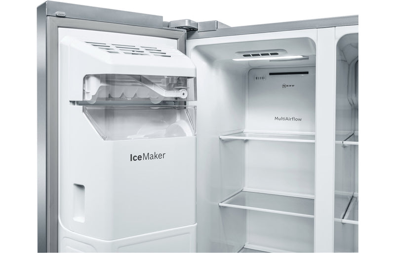 Neff N70 KA3923IE0G F/S Frost Free American Fridge Freezer - Stainless Steel