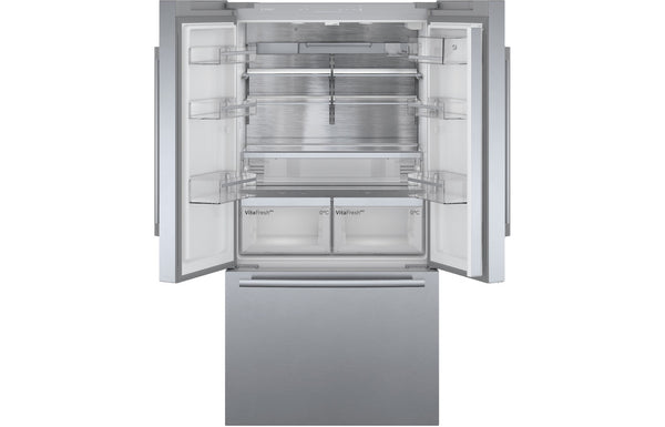 Bosch Series 8 KFF96PIEP F/S Frost Free 3 Door Fridge Freezer - Stainless Steel