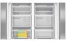 Bosch Series 4 KFN96VPEAG F/S Frost Free 4 Door Fridge Freezer - Metallic Silver
