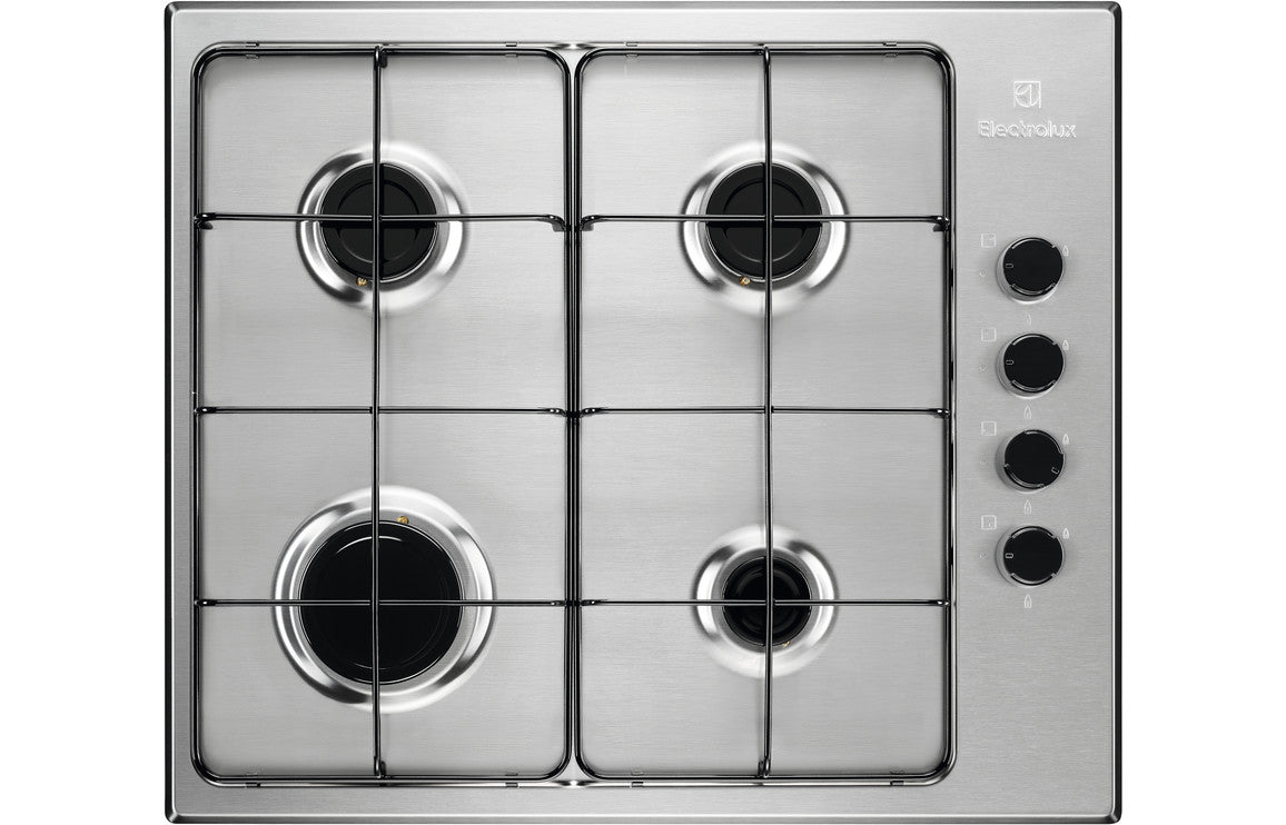 Electrolux KGS6404X 60cm Gas Hob - Stainless Steel UK