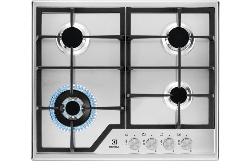 Electrolux KGS6436SX 60cm Gas Hob - Stainless Steel
