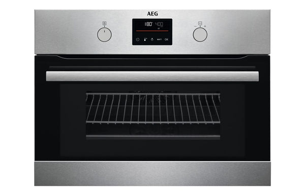 AEG KMK365060M Built-in Combination Microwave & Grill - Stainless Steel