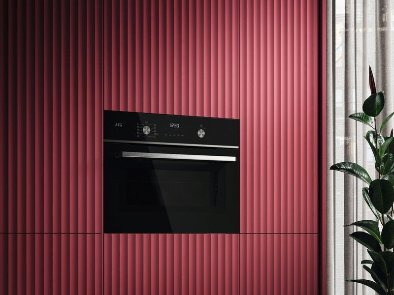 AEG GK6NK401B Compact Electric Oven - Black