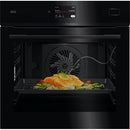 AEG NBB8S731AB Single Electric Oven w/Steam - Black