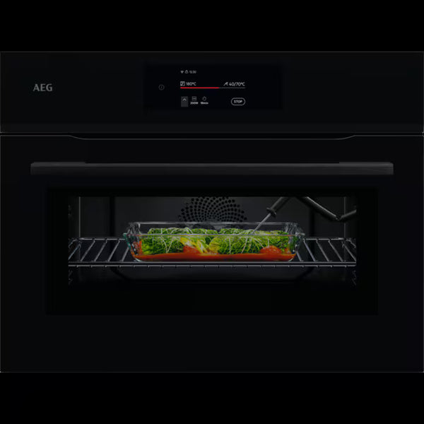 AEG NKK8N721B Compact Electric Oven - Black