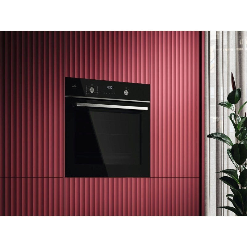 AEG GA5PB501AB Single Pyrolytic Oven w/Steam - Black