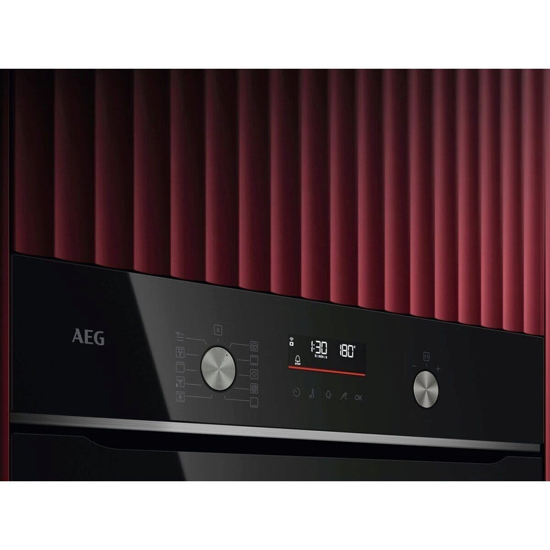 AEG GA5PB501AB Single Pyrolytic Oven w/Steam - Black