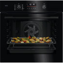 AEG NBS6P521AB Single Pyrolytic Oven - Black