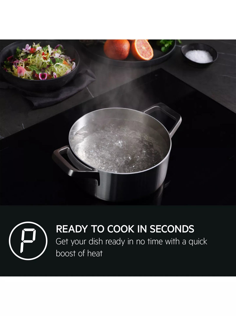 AEG TK85IM00FB 80cm MultipleBridge Induction Hob - Black