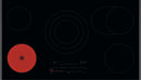 AEG TP95RA07FB 90cm Ceramic Hob - Black Glass
