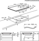 AEG TP95RA07FB 90cm Ceramic Hob - Black Glass