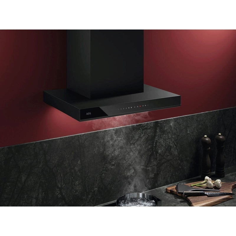 AEG GB87D61CB 60cm Box Chimney Hood - Black