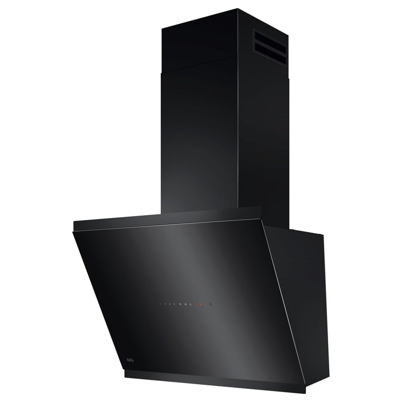AEG GV77D61SB 60cm Angled Chimney Hood - Black
