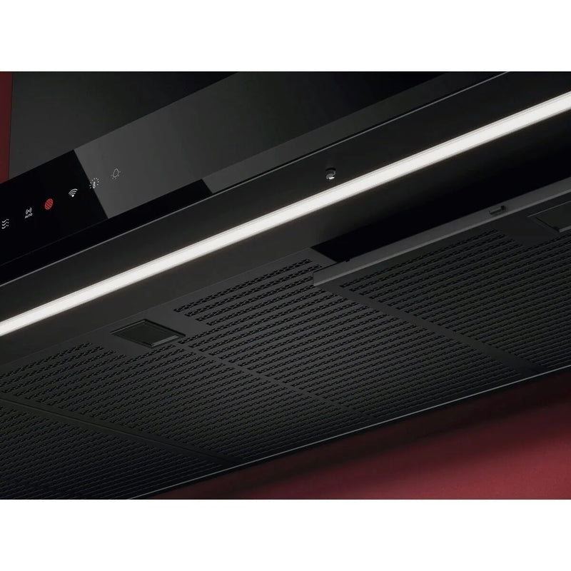 AEG NDB9791AT 90cm Flat Box Chimney Hood - Matt Black