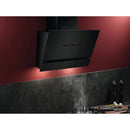 AEG NDV8761CT 60cm Angled Chimney Hood - Matt Black