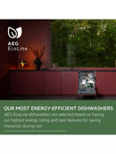 AEG FFB64627ZM F/S 13 Place Dishwasher - Stainless Steel