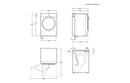 AEG TR718L4B F/S 8kg Heat Pump Condenser Dryer - White