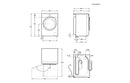 AEG LWR7185M4B F/S 8/5kg 1400rpm Washer Dryer - White