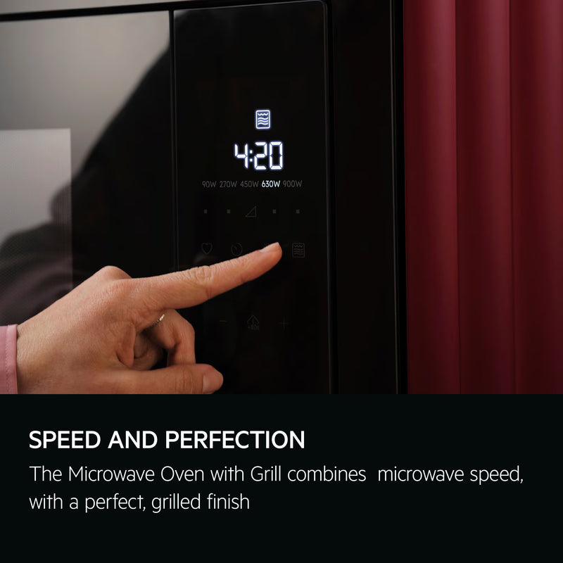 AEG OB6GM261UB B/I 900W Microwave & Grill - Black