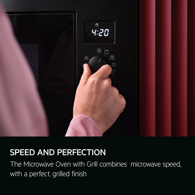AEG OB6GM261UB B/I 900W Microwave & Grill - Black