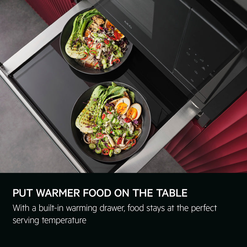 AEG OD8K11B 14cm Warming Drawer - Black