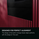 AEG OD8K11T 14cm Warming Drawer - Matt Black