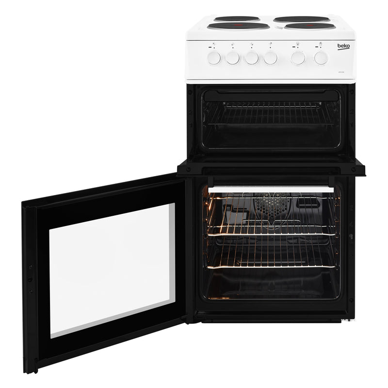 Beko KD533AW Slim Electric Cooker - White