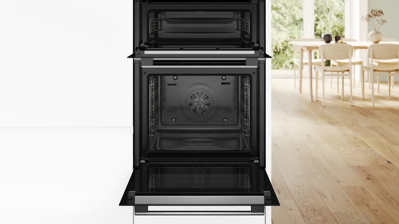 Bosch Series 6 MBA578BS7B Double Pyrolytic Oven - Stainless Steel