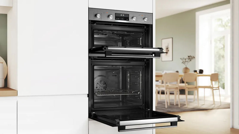 Bosch Series 6 MBA578BS7B Double Pyrolytic Oven - Stainless Steel