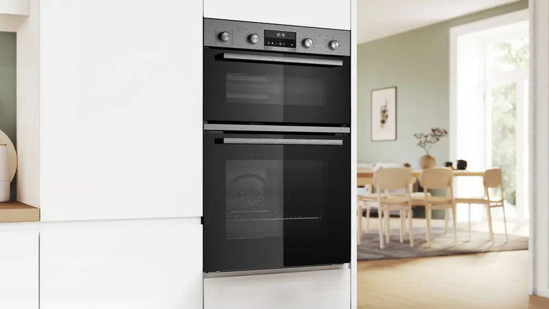 Bosch Series 6 MBA578BS7B Double Pyrolytic Oven - Stainless Steel
