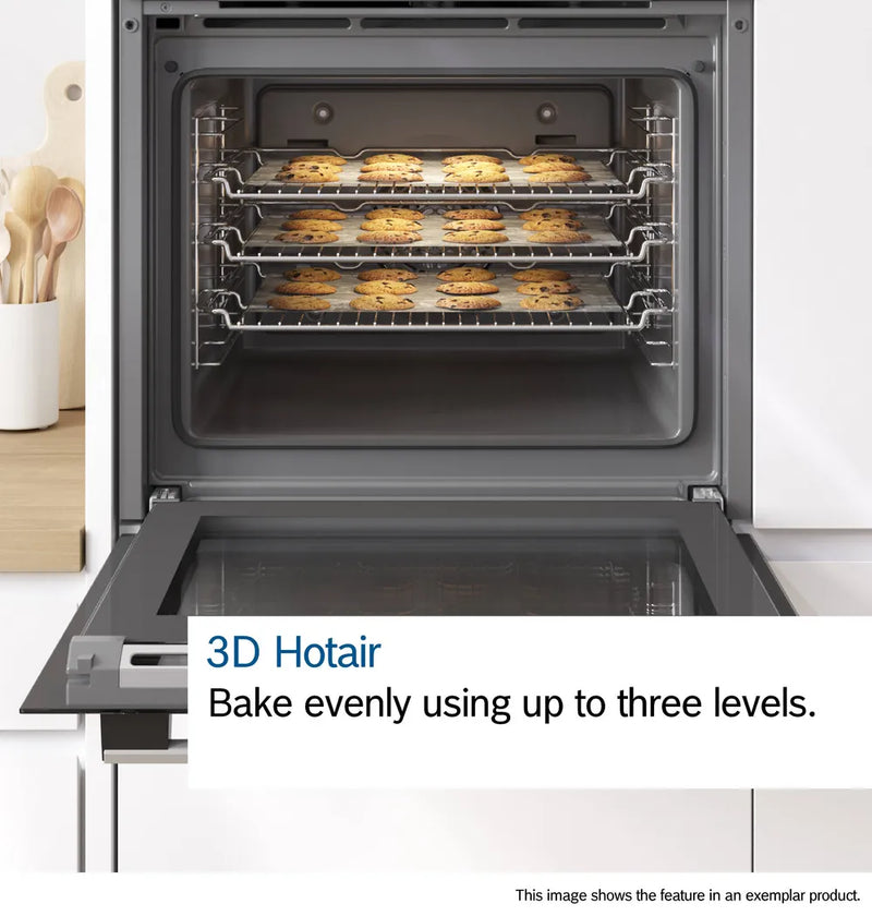 Bosch Series 6 MBA578BS7B Double Pyrolytic Oven - Stainless Steel