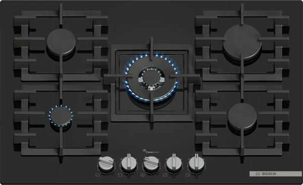 Bosch Series 6 PPQ7A6I40 75cm Gas Hob - Black