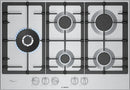 Bosch Series 6 PCS7A5I90 75cm Gas Hob - Brushed Steel