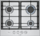 Bosch Series 6 PCP6A5I90 60cm Gas Hob - Stainless Steel