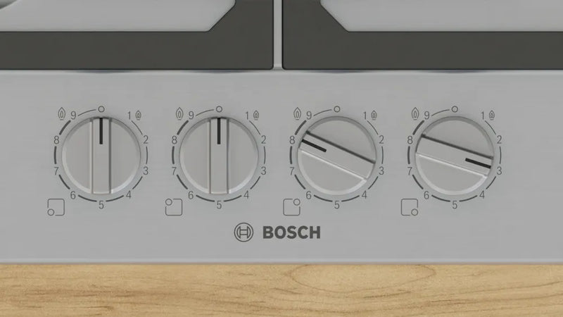 Bosch Series 6 PCP6A5I90 60cm Gas Hob - Stainless Steel