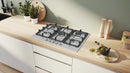 Bosch Series 4 PGQ7B5K90 75cm Gas Hob - Stainless Steel
