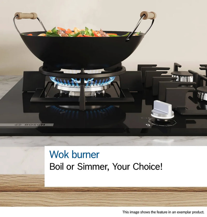 Bosch Series 4 PGQ7B5K90 75cm Gas Hob - Stainless Steel