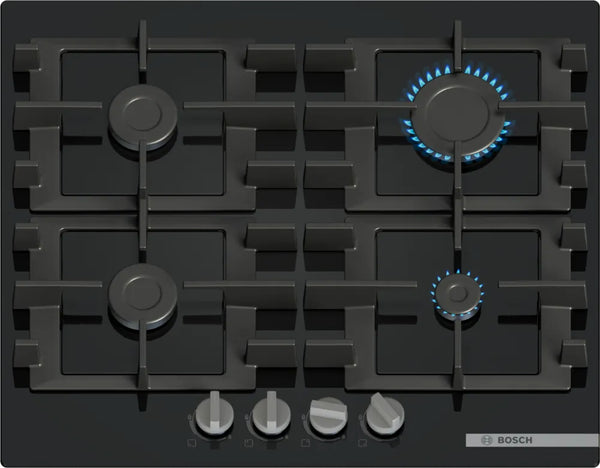 Bosch Series 4 PNP6B6K40 60cm Gas on Glass Hob - Black