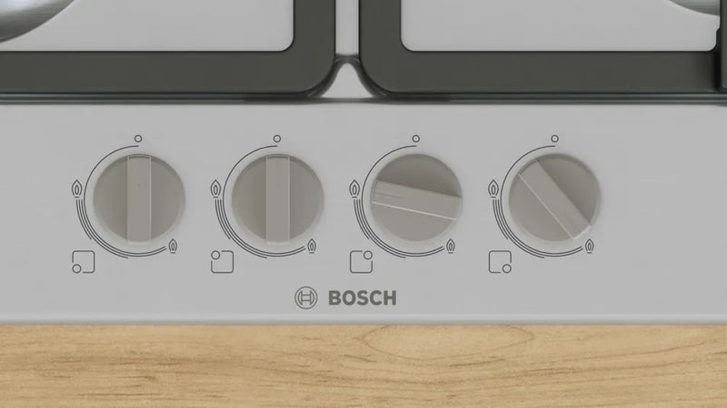 Bosch Series 4 PGP6B5K90 60cm Gas Hob - Stainless Steel