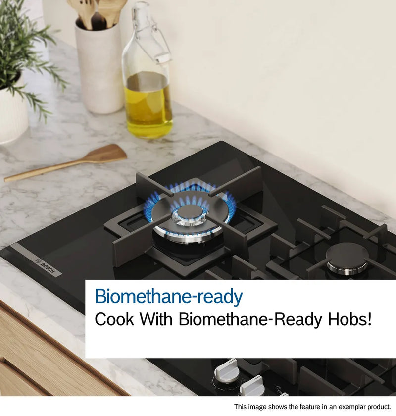 Bosch Series 4 PGP6B5K90 60cm Gas Hob - Stainless Steel