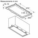 Bosch Series 6 DLN77AC60B 70cm Canopy Hood - Black