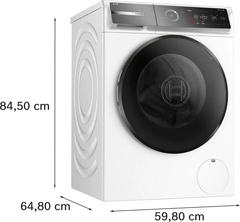 Bosch Series 8 WGB256A2GB F/S 10kg 1400rpm Washing Machine - White